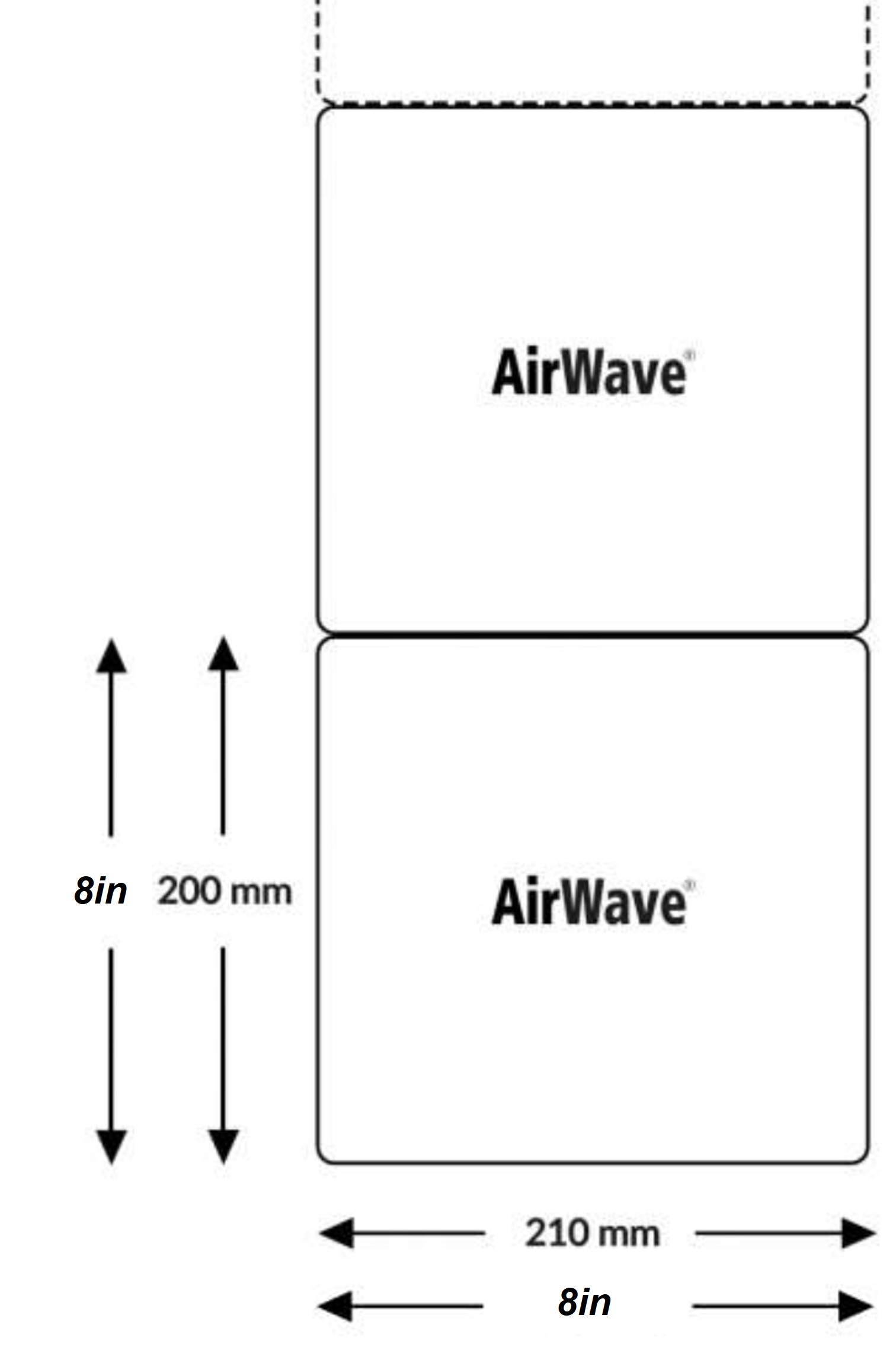 PolyWave Light type 7.3 air cushion chain